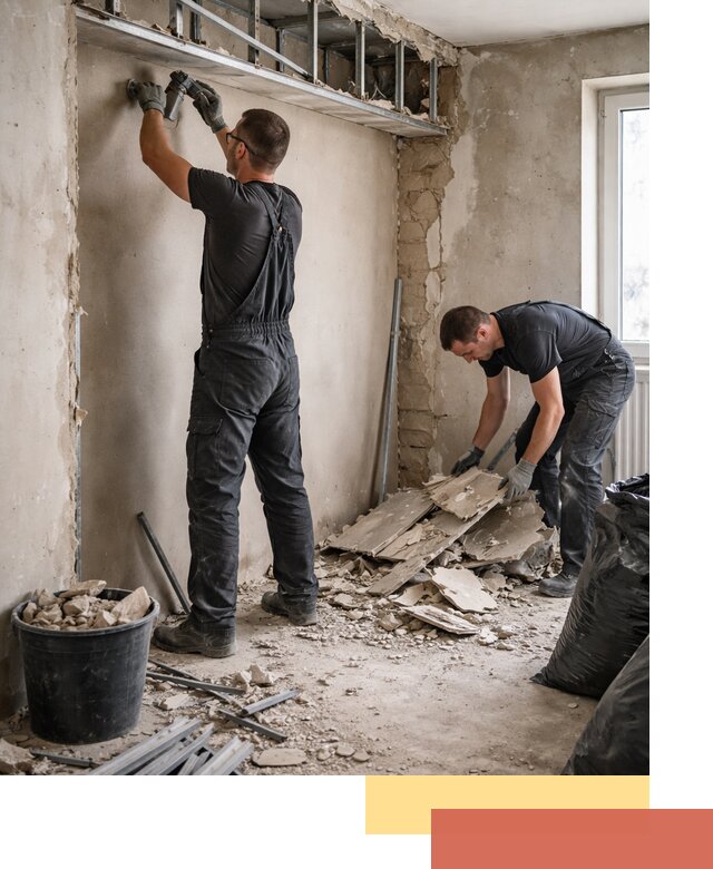 Демонтаж короба из гипсокартона в Ахтубинске быстро и аккуратно