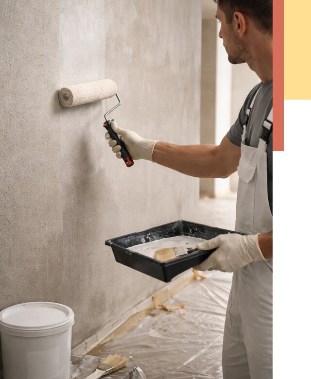 Грунтовка стен в Ахтубинске от 2278 руб. м2 — быстро, недорого, с материалом | ОТДЕЛОЧНИК-Хтб