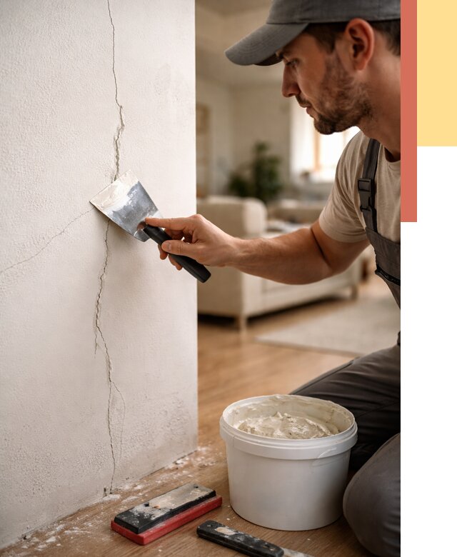 Заделка трещин и сколов в Ахтубинске от 2537 руб. — быстро и недорого | ОТДЕЛОЧНИК-Хтб