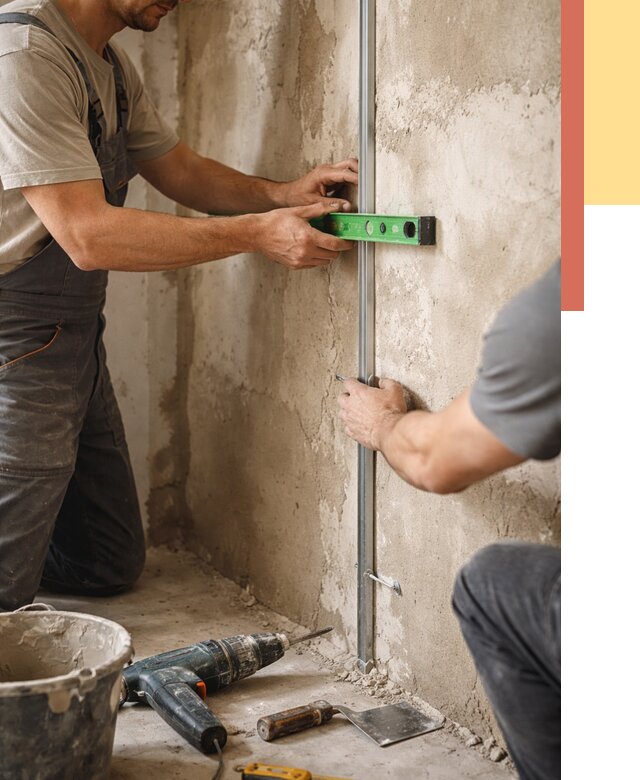 Установка штукатурных маяков в Ахтубинске от 7249 руб. — быстро и недорого | ОТДЕЛОЧНИК-Хтб