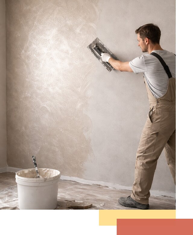 Декоративная штукатурка «Мокрый шелк» под ключ в Ахтубинске