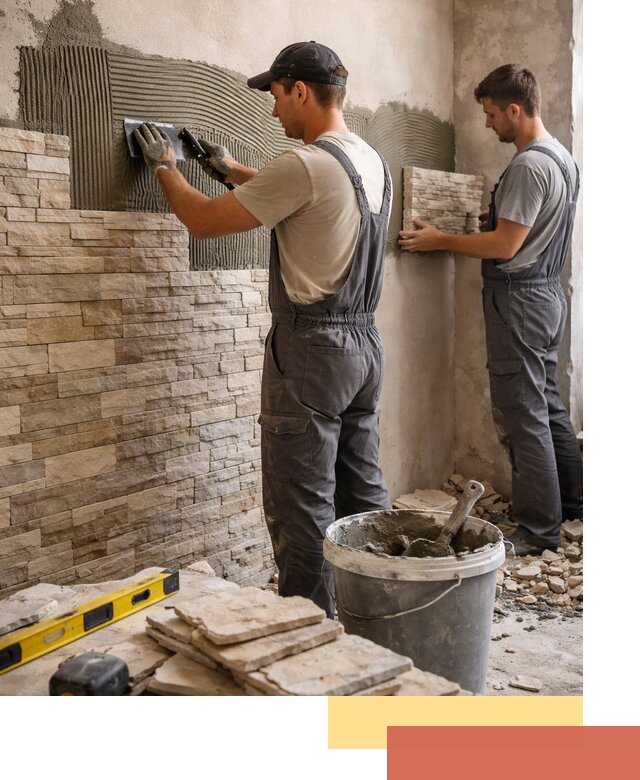 Монтаж искусственного камня в Ахтубинске — облицовка стен и фасадов