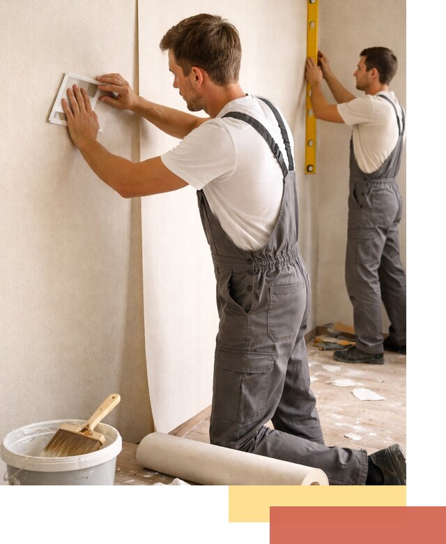 Поклейка бумажных обоев в Ахтубинске качественно и недорого