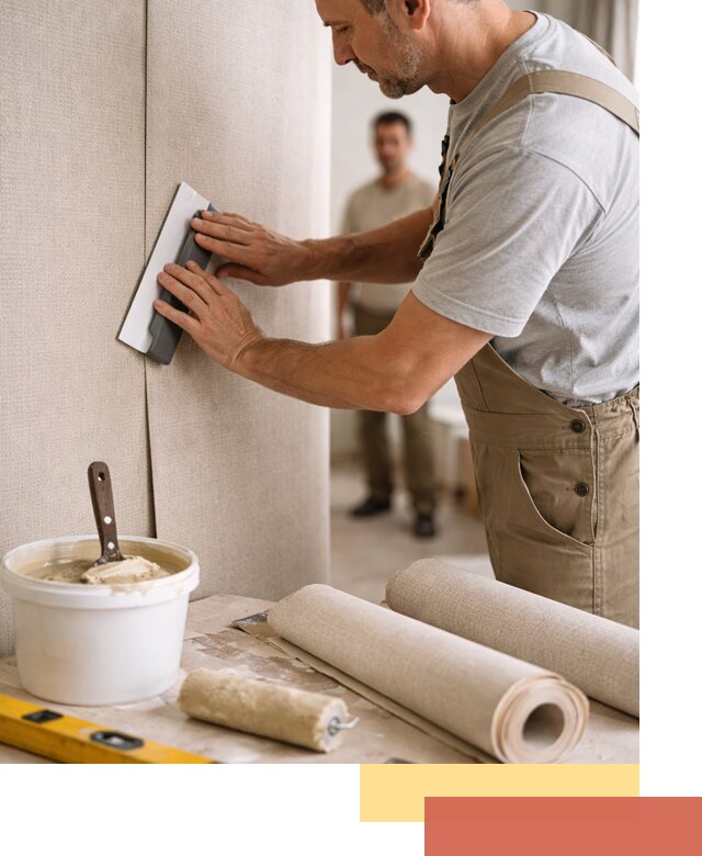 Поклейка текстильных обоев в Ахтубинске профессионально и аккуратно