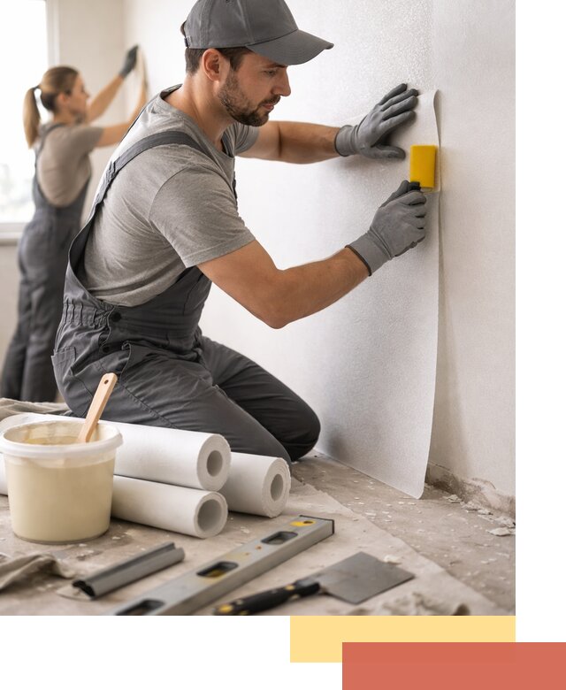 Поклейка стеклообоев профессионально в Ахтубинске