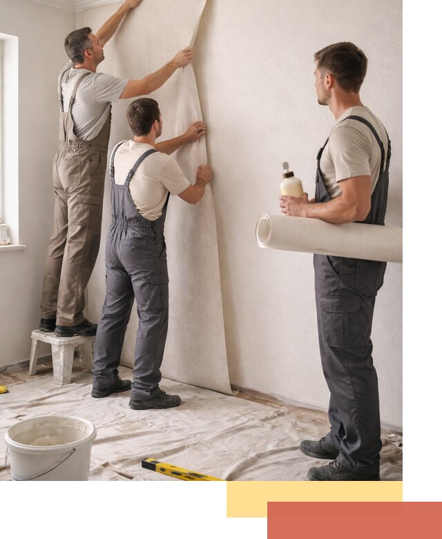 Оклейка стен обоями в Ахтубинске — качественно и профессионально