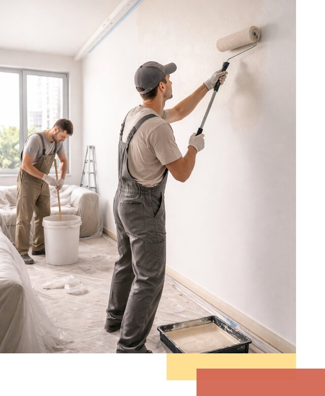 Покраска стен в офисе в Ахтубинске — быстрый и качественный ремонт