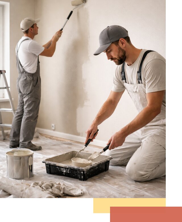 Покраска стен в квартире в Ахтубинске — профессионально и аккуратно