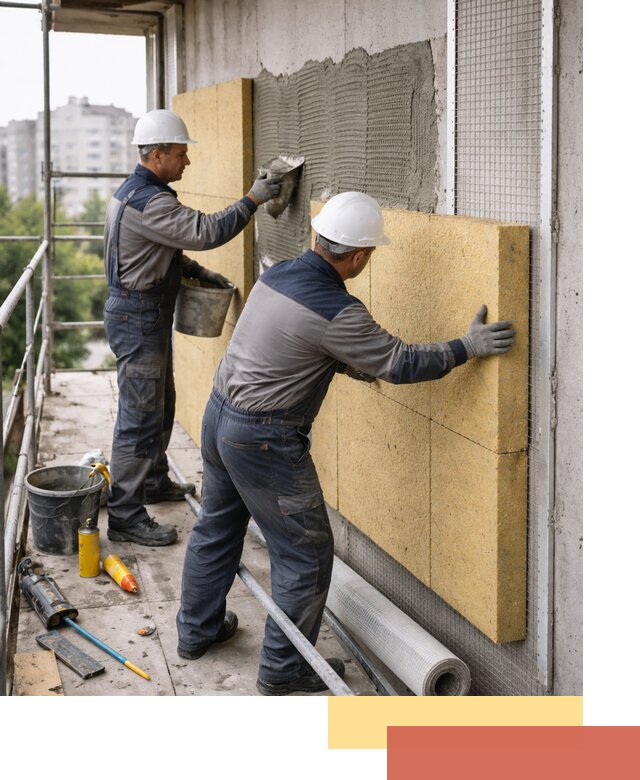 Утепление стен зданий и домов в Ахтубинске качественно и надежно