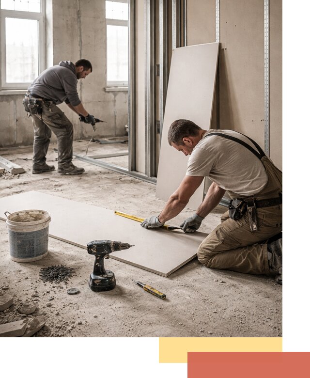 Кладка перегородок из ПГП под ключ в Ахтубинске