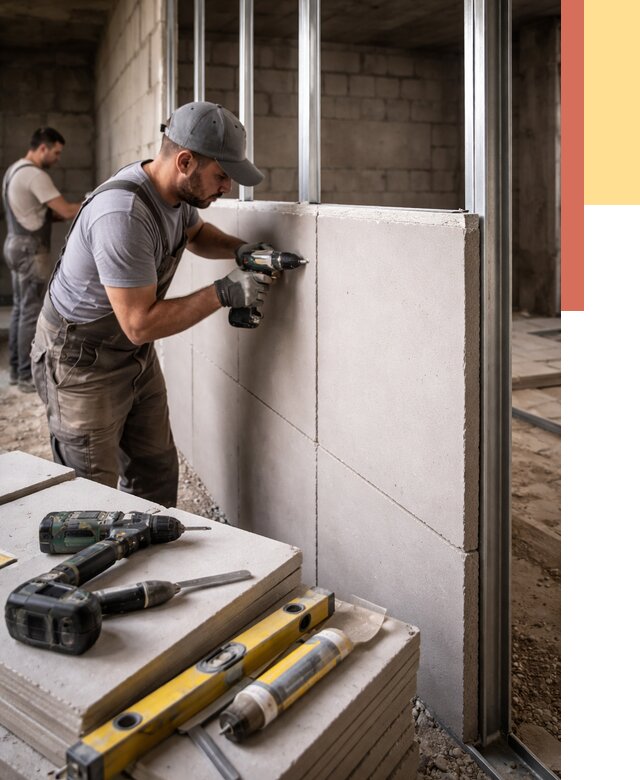 Кладка влагостойких перегородок ПГП в Ахтубинске от 1243 руб. под ключ | ОТДЕЛОЧНИК-Хтб