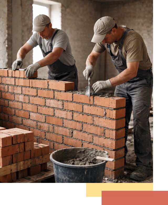 Кладка кирпичных перегородок под ключ в Ахтубинске