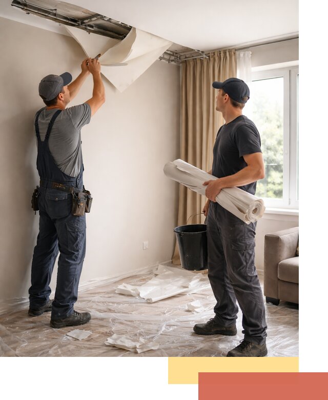 Демонтаж натяжного потолка в Ахтубинске быстро и аккуратно