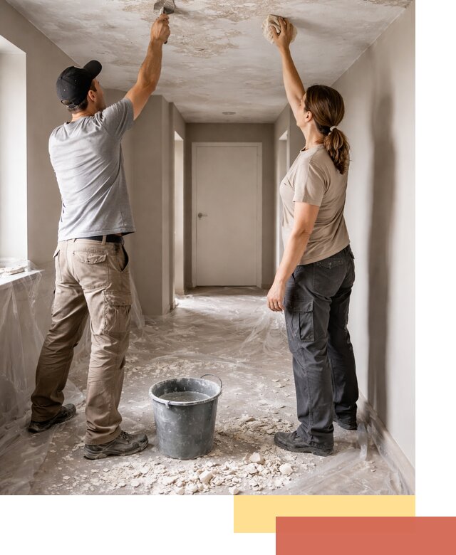 Удаление побелки с потолка в Ахтубинске — быстро и аккуратно