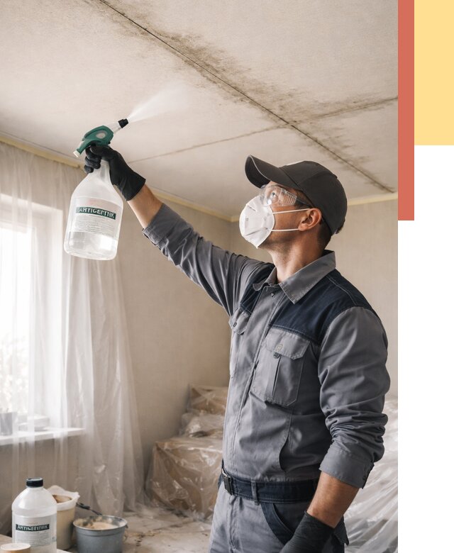 Антисептическая обработка потолка в Ахтубинске от 2589 руб. | ОТДЕЛОЧНИК-Хтб