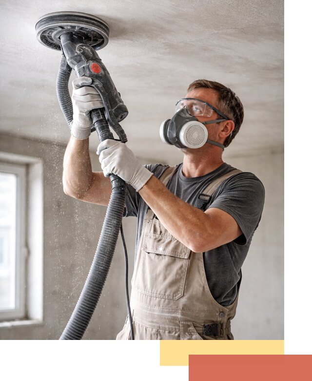 Шлифовка потолка в Ахтубинске — качественная подготовка под отделку