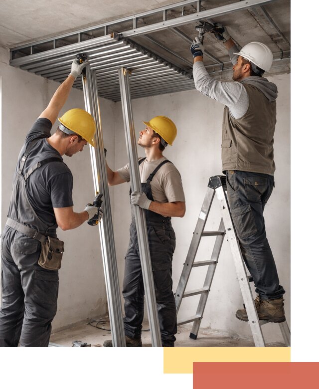 Монтаж реечного потолка под ключ в Ахтубинске