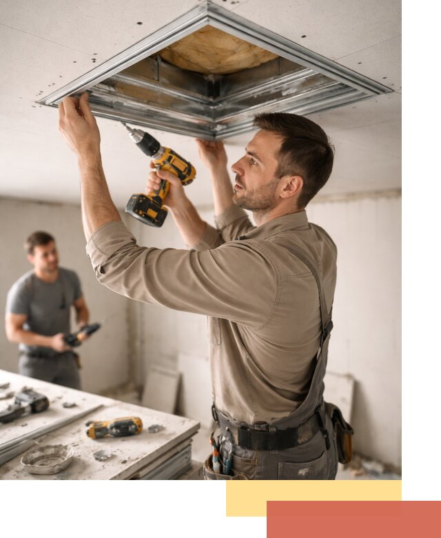 Монтаж люка в потолок из ГКЛ в Ахтубинске