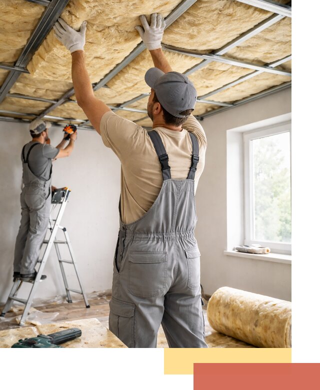 Утепление потолка под ключ в Ахтубинске качественно и быстро