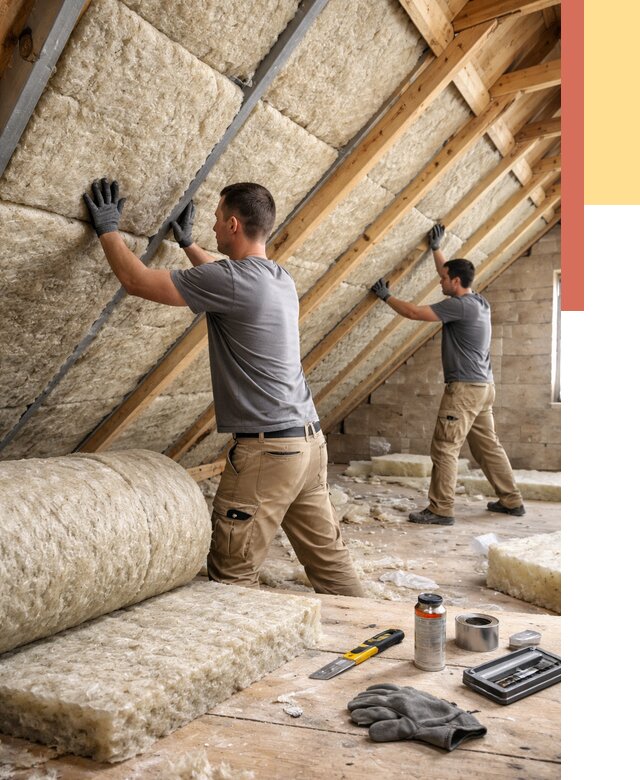 Утепление потолка минватой в Ахтубинске от 1501 руб. — быстро и недорого | ОТДЕЛОЧНИК-Хтб