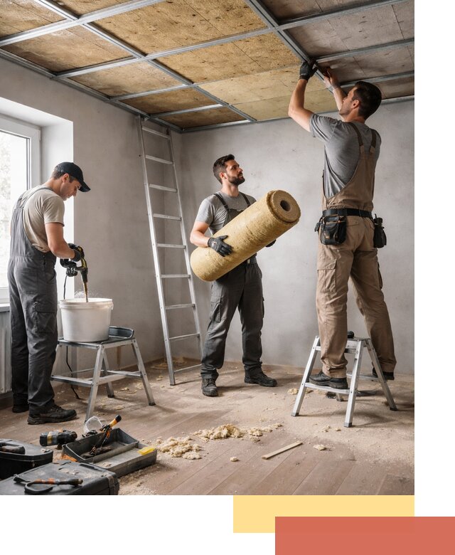 Шумоизоляция потолка в Ахтубинске: профессиональный монтаж и отделка